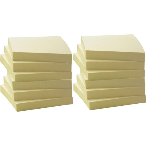 alt: Business Source Yellow Adhesive Notes