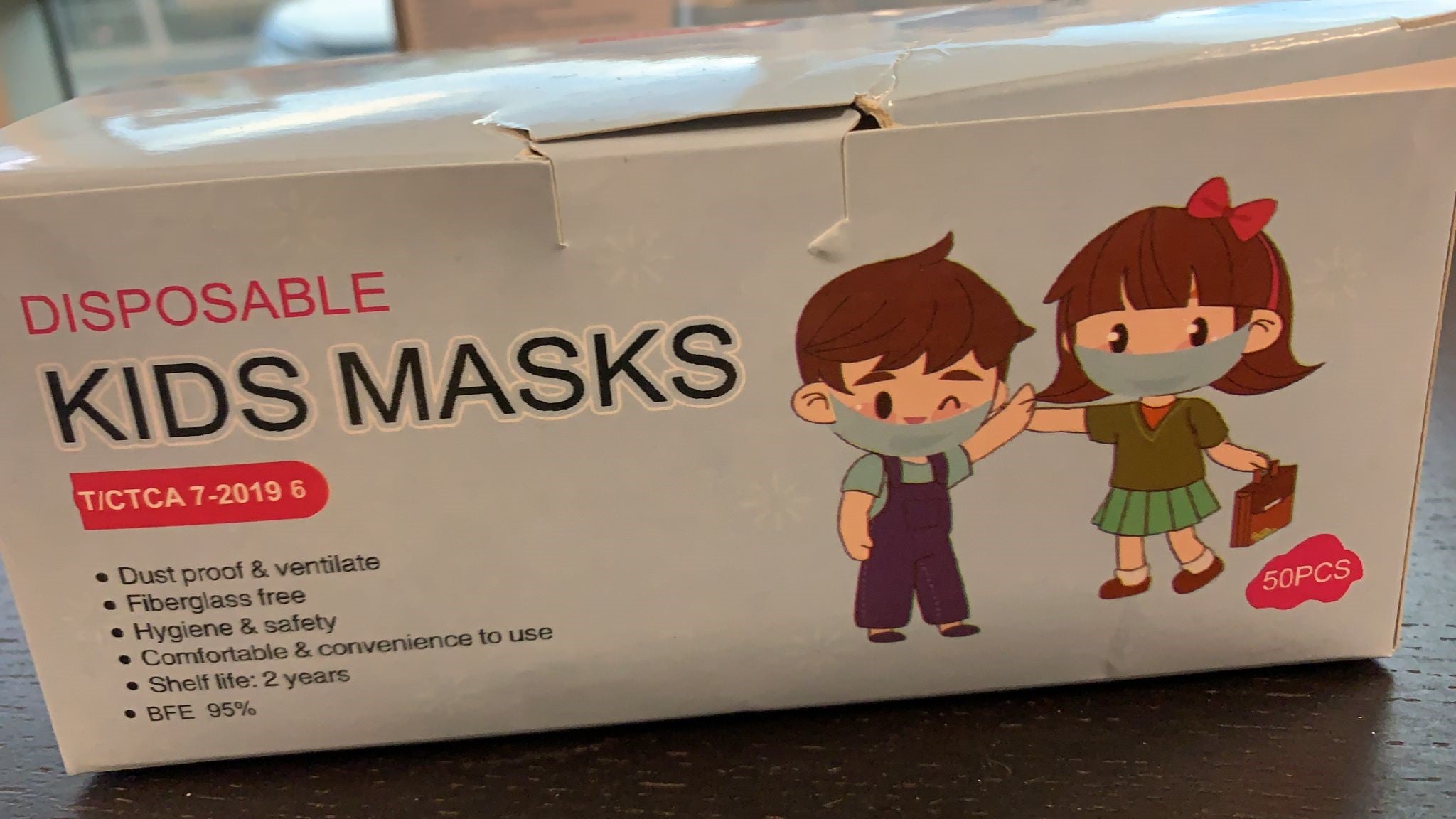 alt: Kids Face Mask - Pack of 50